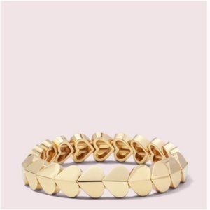 kate spade heritage spade heart stretch bracelet